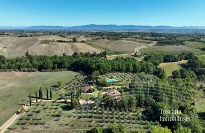 Vidiecky dom na predaj Chianciano Terme, Toscana, RIF 3061 Vogelperspektive