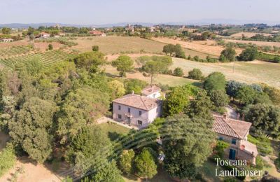 Historická vila na predaj Foiano della Chiana, Toscana, Fotografia Drona