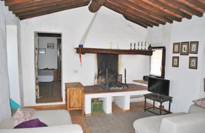 Statok na predaj Siena, Toscana, RIF 3071 Wohnraum mit Kamin