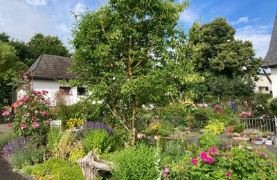 Historická vila na predaj 55758 Sulzbach, Kirchstraße 12, Rheinland-Pfalz, Garten mit blühenden Stauden