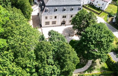 Kaštieľ na predaj Sędzisław, Dwór w Sędzisławiu, województwo dolnośląskie, Fotografia Drona