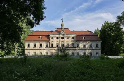 Zámok na predaj Grodziec, województwo dolnośląskie, Pohľad z prednej strany