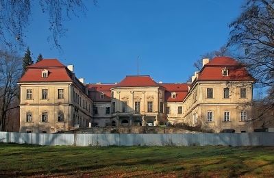 Zámok na predaj Grodziec, województwo dolnośląskie, Pohľad zo zadnej strany