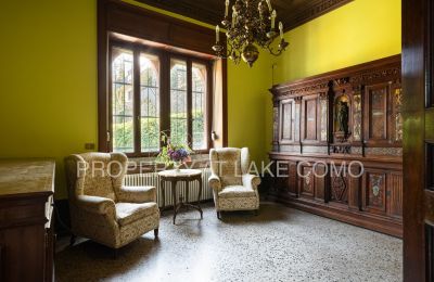 Historická vila na predaj Torno, Lombardsko, Living Room
