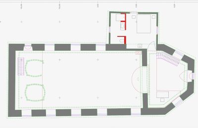 Kostol na predaj 78591 Durchhausen, Vordere Kirchgasse  6, Baden-Württemberg, Entwurf Wohnung Sakristei OG