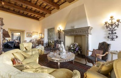 Historická vila na predaj Firenze, Arcetri, Toscana, Obývacia izba
