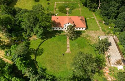 Kaštieľ na predaj Rożnów, Dwór w Rożnowie, województwo małopolskie, Fotografia Drona