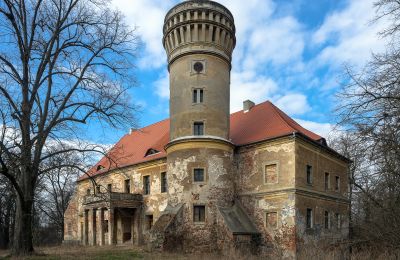 Zámok na predaj Osetno, Pałac w Osetnie, województwo dolnośląskie, Exteriérový pohľad