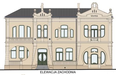 Historická vila na predaj Piotrków Trybunalski, Jarosława Dąbrowskiego 14, województwo łódzkie, Visualización