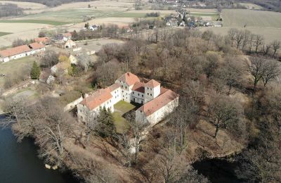 Hrad na predaj Witostowice, województwo dolnośląskie, Fotografia Drona