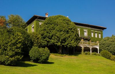 Historická vila na predaj Verbania, Piemont, Pohľad zo zadnej strany