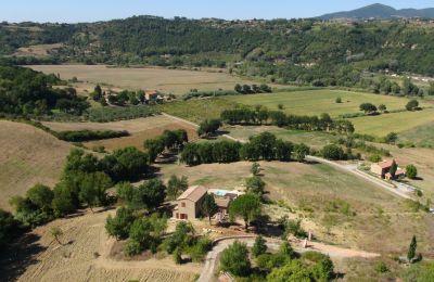 Vidiecky dom na predaj Montescudaio, Toscana, RIF 2185 Vogelperspektive