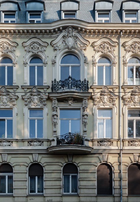 Historische Stadthäuser in Łódź: ul. Gdańska 42, Łódź