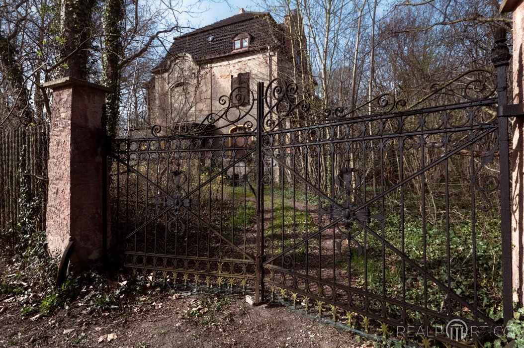 Villa aus der Gründerzeit: Schmiedeeisernes Tor, Nemecko