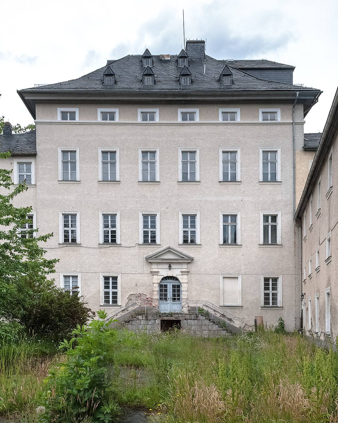 Schloss Ebersdorf: Ansicht vom Innenhof